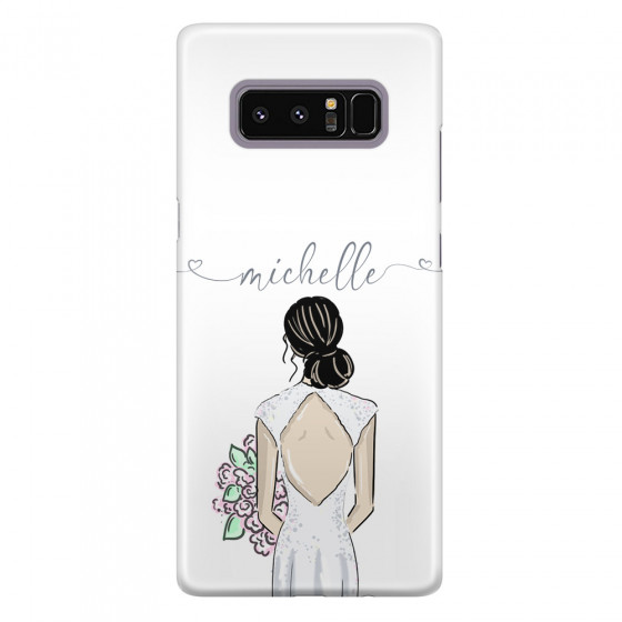 Shop by Style - Custom Photo Cases - SAMSUNG - Galaxy Note 8 - 3D Snap Case - Bride To Be Blackhair II. Dark