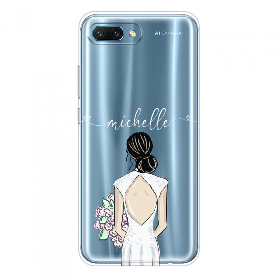HONOR - Honor 10 - Soft Clear Case - Bride To Be Blackhair II.