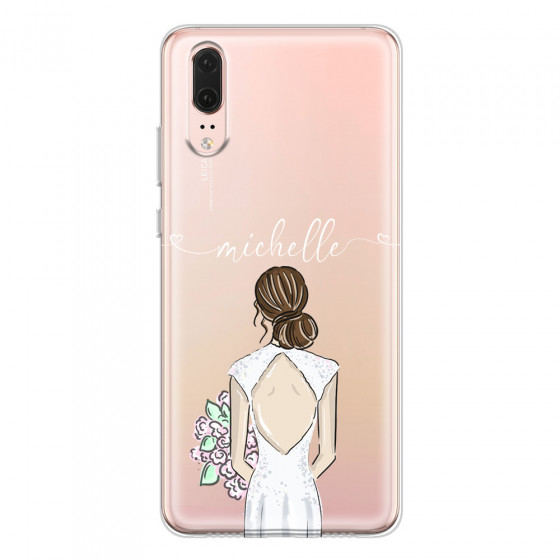 HUAWEI - P20 - Soft Clear Case - Bride To Be Brunette II.