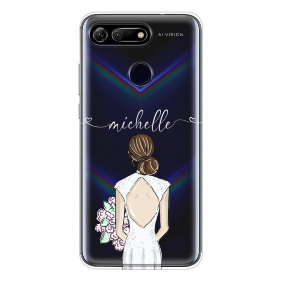 HONOR - Honor View 20 - Soft Clear Case - Bride To Be Brunette II.