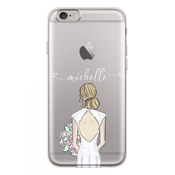 APPLE - iPhone 6S - Soft Clear Case - Bride To Be Blonde II.