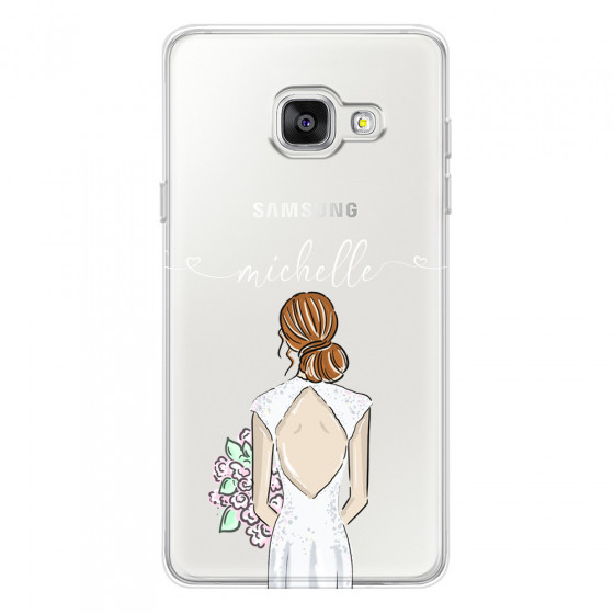 SAMSUNG - Galaxy A3 2017 - Soft Clear Case - Bride To Be Redhead II.