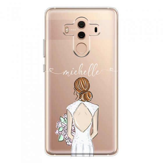 HUAWEI - Mate 10 Pro - Soft Clear Case - Bride To Be Redhead II.