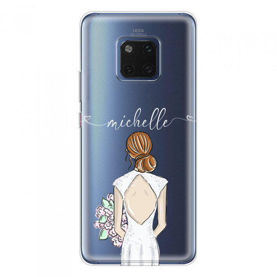 HUAWEI - Mate 20 Pro - Soft Clear Case - Bride To Be Redhead II.