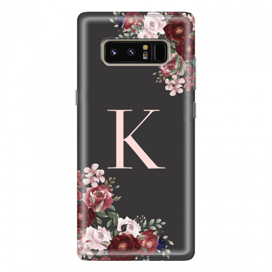SAMSUNG - Galaxy Note 8 - Soft Clear Case - Rose Garden Monogram