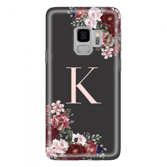 SAMSUNG - Galaxy S9 - Soft Clear Case - Rose Garden Monogram