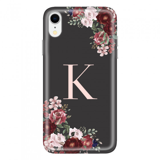 APPLE - iPhone XR - Soft Clear Case - Rose Garden Monogram