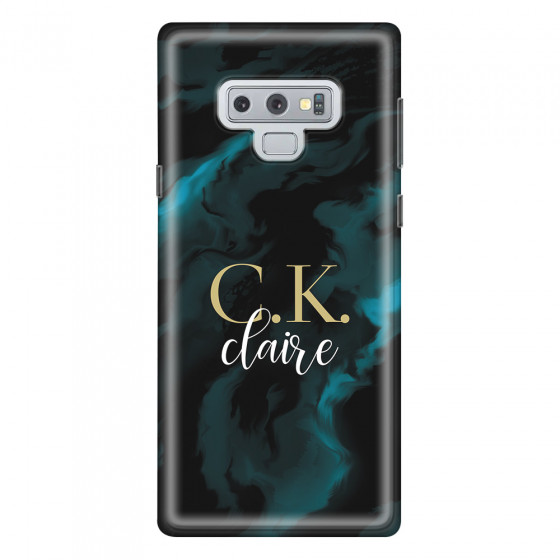 SAMSUNG - Galaxy Note 9 - Soft Clear Case - Streamflow Dark Elegance