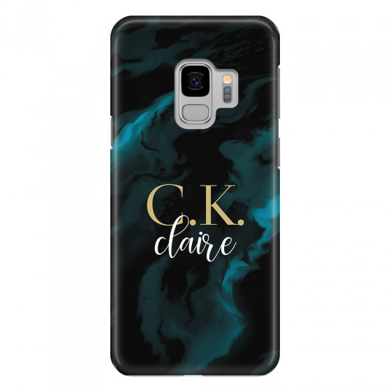 SAMSUNG - Galaxy S9 - 3D Snap Case - Streamflow Dark Elegance