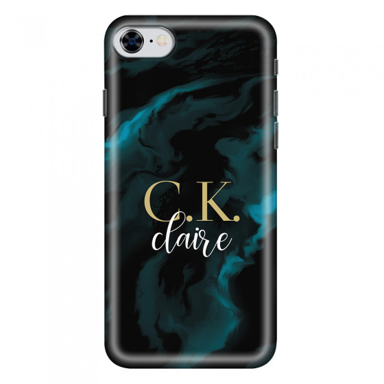 APPLE - iPhone 8 - Soft Clear Case - Streamflow Dark Elegance