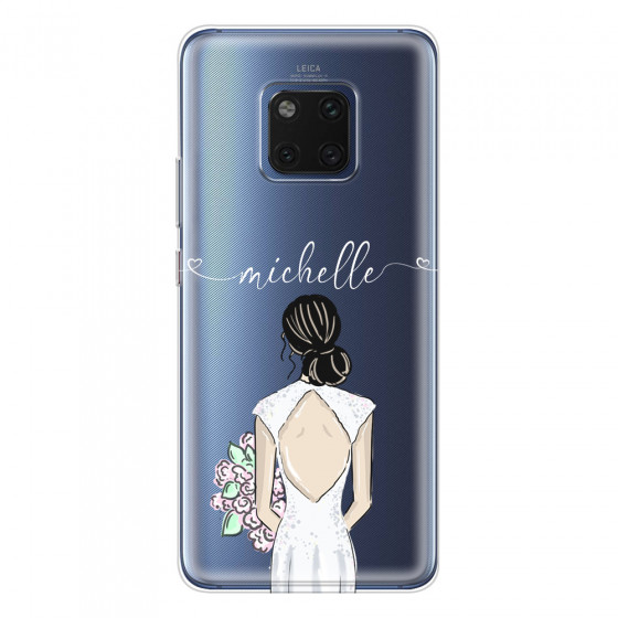 HUAWEI - Mate 20 Pro - Soft Clear Case - Bride To Be Blackhair II.