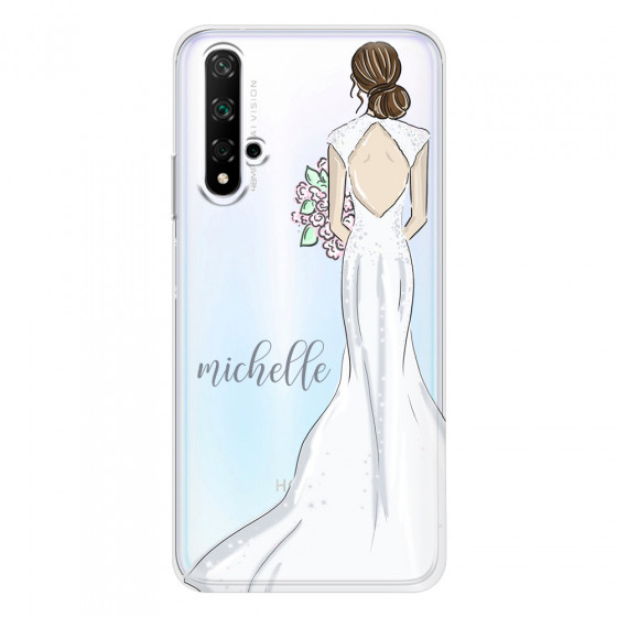 HONOR - Honor 20 - Soft Clear Case - Bride To Be Brunette Dark