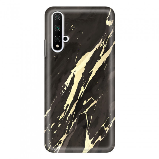 HONOR - Honor 20 - Soft Clear Case - Marble Ivory Black