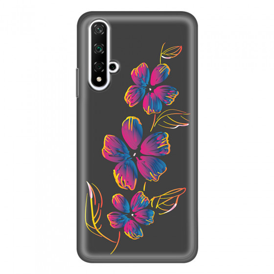 HONOR - Honor 20 - Soft Clear Case - Spring Flowers In The Dark