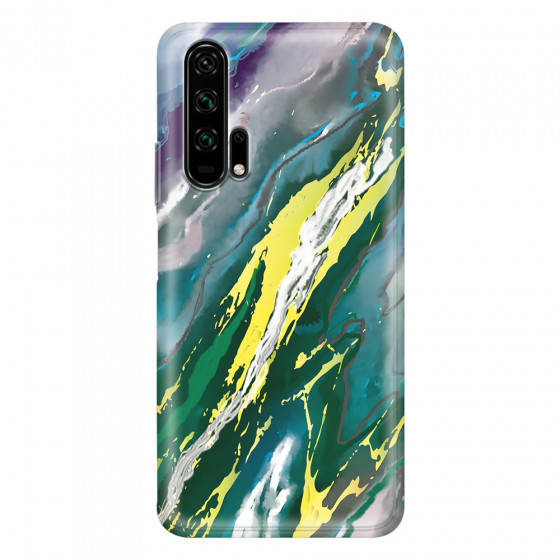 HONOR - Honor 20 Pro - Soft Clear Case - Marble Rainforest Green