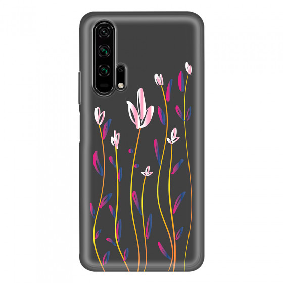 HONOR - Honor 20 Pro - Soft Clear Case - Pink Tulips