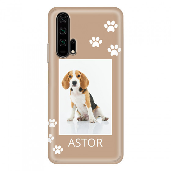 HONOR - Honor 20 Pro - Soft Clear Case - Puppy