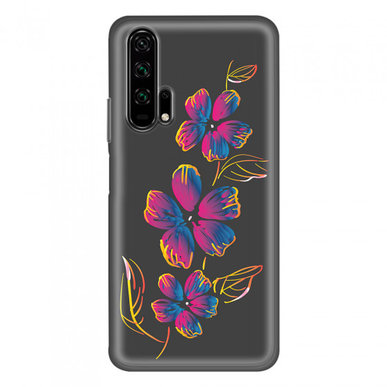 HONOR - Honor 20 Pro - Soft Clear Case - Spring Flowers In The Dark