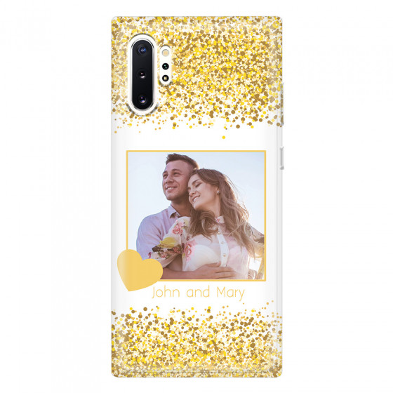SAMSUNG - Galaxy Note 10 Plus - Soft Clear Case - Gold Memories