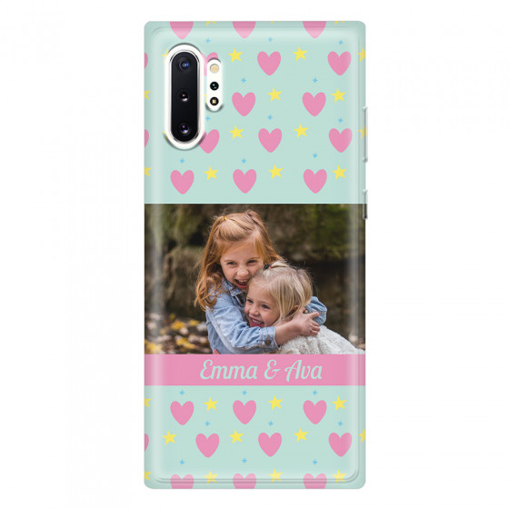 SAMSUNG - Galaxy Note 10 Plus - Soft Clear Case - Heart Shaped Photo