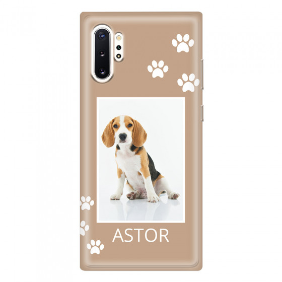 SAMSUNG - Galaxy Note 10 Plus - Soft Clear Case - Puppy