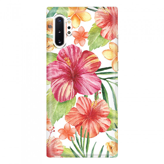 SAMSUNG - Galaxy Note 10 Plus - Soft Clear Case - Tropical Vibes