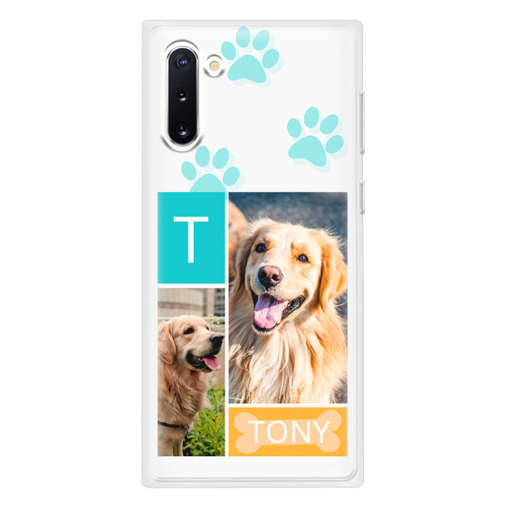 SAMSUNG - Galaxy Note 10 - Soft Clear Case - Dog Collage