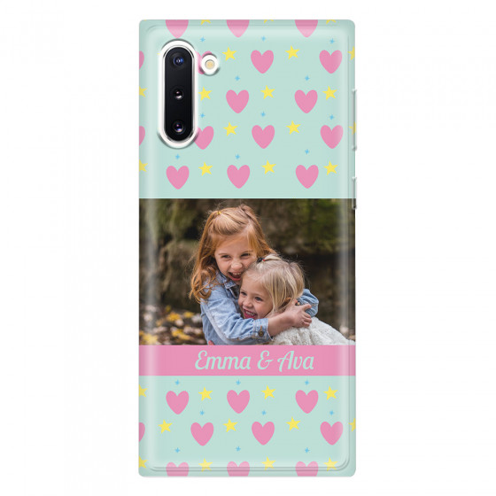 SAMSUNG - Galaxy Note 10 - Soft Clear Case - Heart Shaped Photo