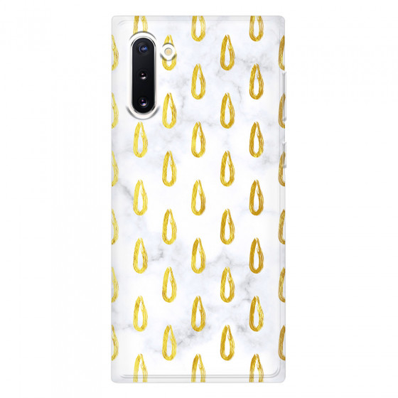 SAMSUNG - Galaxy Note 10 - Soft Clear Case - Marble Drops