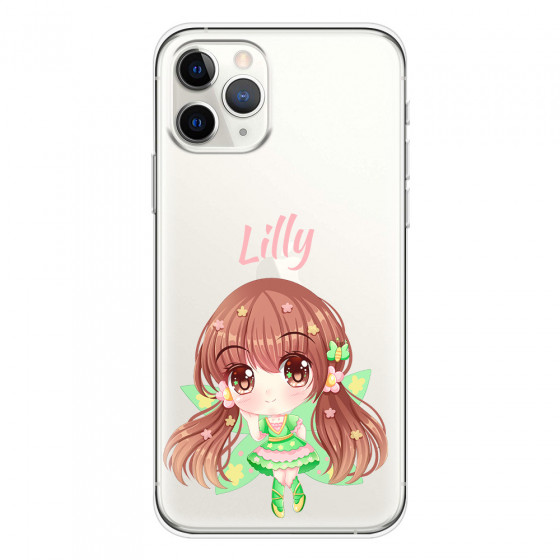 APPLE - iPhone 11 Pro Max - Soft Clear Case - Chibi Lilly