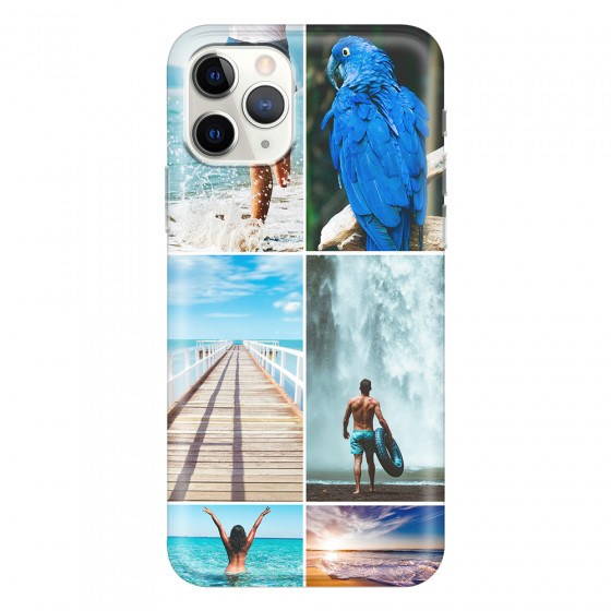 APPLE - iPhone 11 Pro Max - Soft Clear Case - Collage of 6
