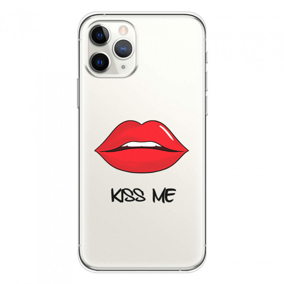 APPLE - iPhone 11 Pro Max - Soft Clear Case - Kiss Me