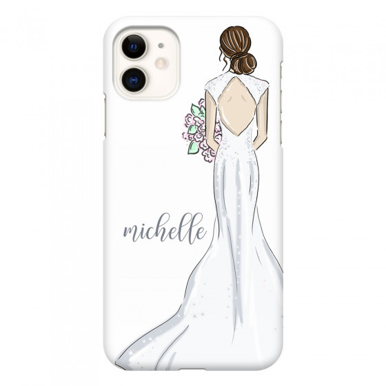 APPLE - iPhone 11 - 3D Snap Case - Bride To Be Brunette Dark