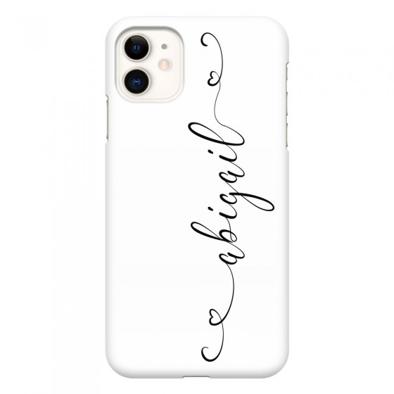 APPLE - iPhone 11 - 3D Snap Case - Dark Hearts Handwritten