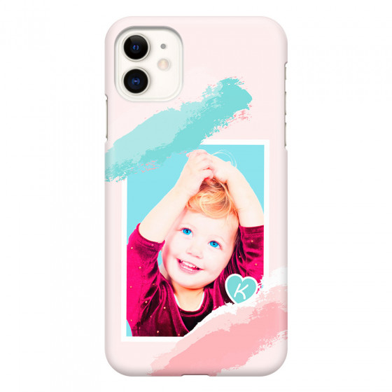 APPLE - iPhone 11 - 3D Snap Case - Kids Initial Photo