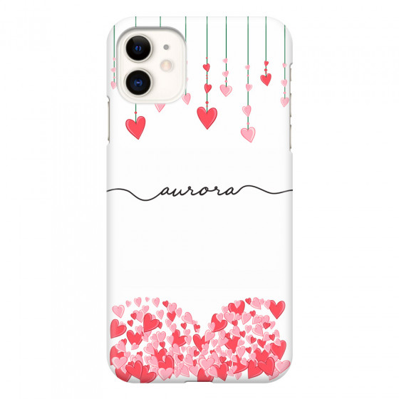 APPLE - iPhone 11 - 3D Snap Case - Love Hearts Strings