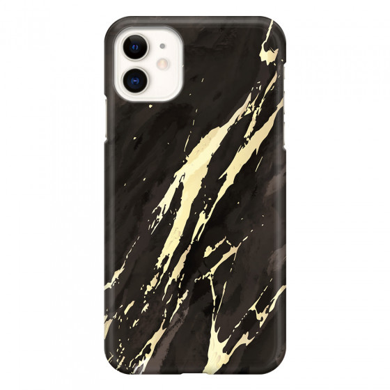APPLE - iPhone 11 - 3D Snap Case - Marble Ivory Black