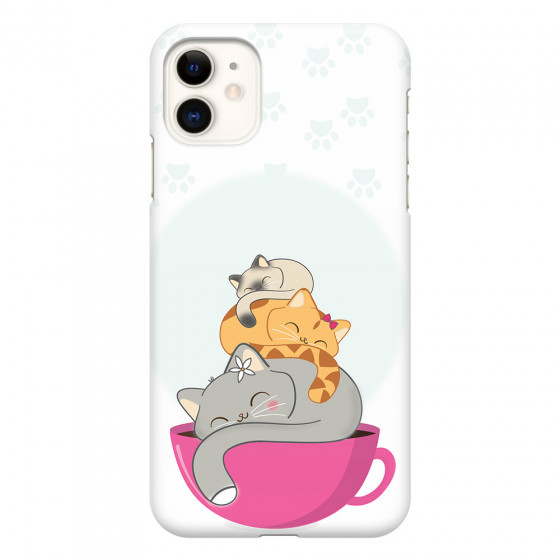 APPLE - iPhone 11 - 3D Snap Case - Sleep Tight Kitty