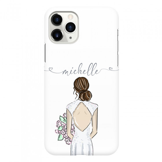 APPLE - iPhone 11 Pro - 3D Snap Case - Bride To Be Brunette II. Dark