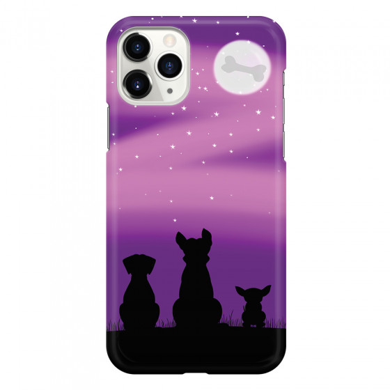 APPLE - iPhone 11 Pro - 3D Snap Case - Dog's Desire Violet Sky