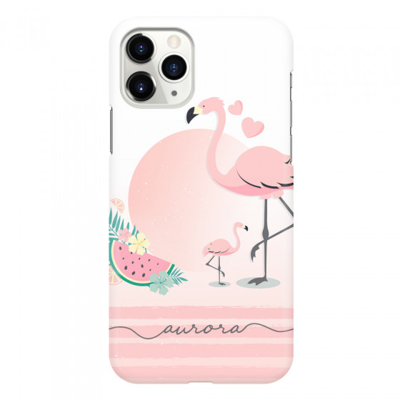 APPLE - iPhone 11 Pro - 3D Snap Case - Flamingo Vibes Handwritten