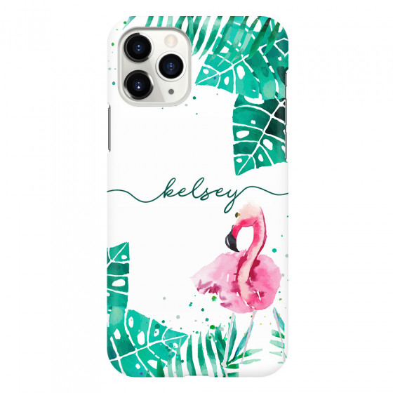 APPLE - iPhone 11 Pro - 3D Snap Case - Flamingo Watercolor