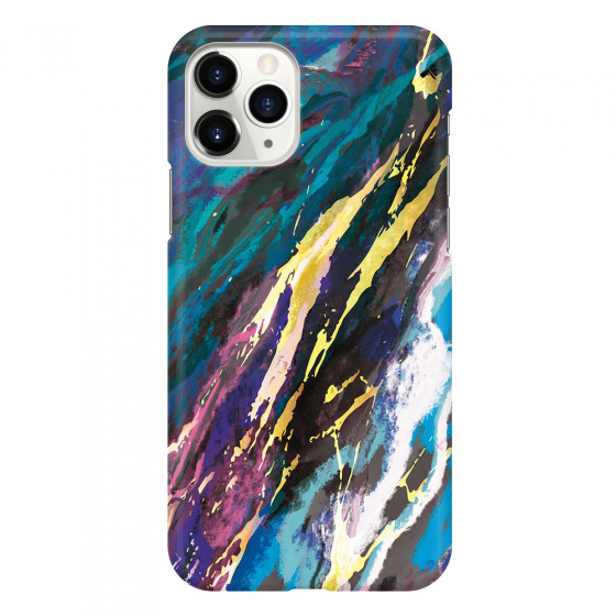 APPLE - iPhone 11 Pro - 3D Snap Case - Marble Bahama Blue