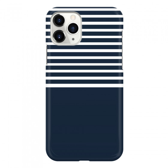 APPLE - iPhone 11 Pro Max - 3D Snap Case - Life in Blue Stripes
