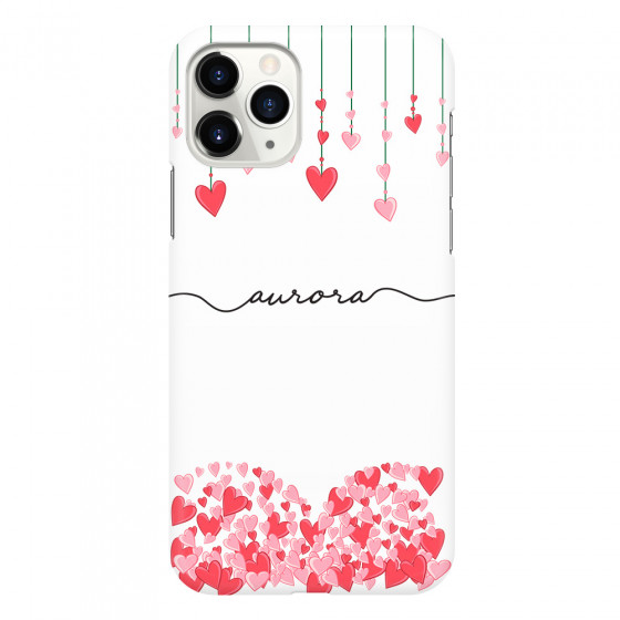 APPLE - iPhone 11 Pro Max - 3D Snap Case - Love Hearts Strings