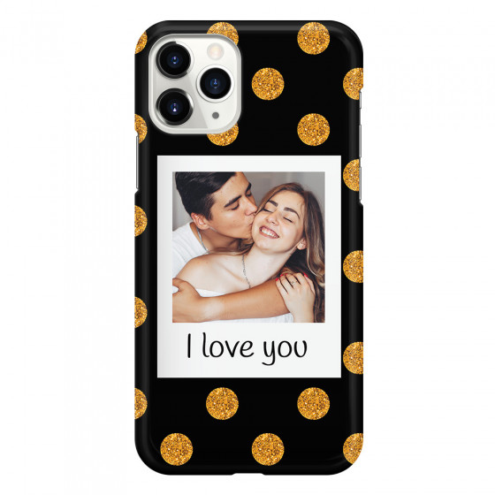 APPLE - iPhone 11 Pro Max - 3D Snap Case - Single Love Dots Photo