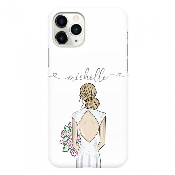 APPLE - iPhone 11 Pro Max - 3D Snap Case - Bride To Be Blonde II. Dark