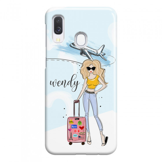 SAMSUNG - Galaxy A40 - 3D Snap Case - Travelers Duo Blonde