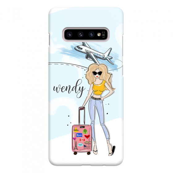SAMSUNG - Galaxy S10 Plus - 3D Snap Case - Travelers Duo Blonde