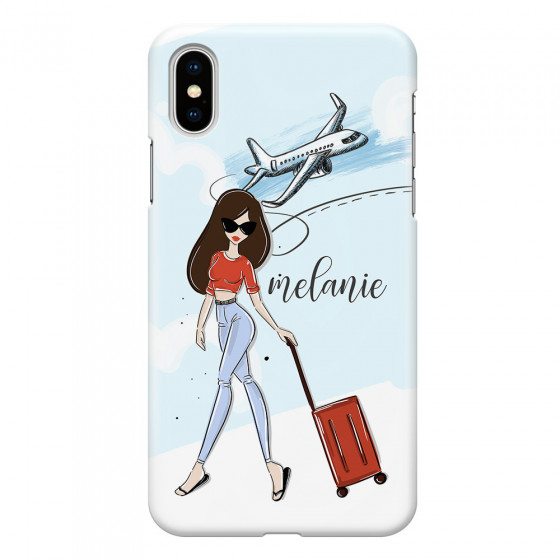 APPLE - iPhone XS Max - 3D Snap Case - Travelers Duo Brunette